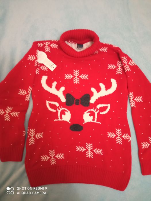 9-10 років!Харизматична Кізонька. Дуже теплий дитячий светрик з горлов