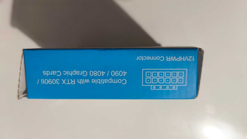 Cabo de Alimentação GPU Fasgear PCIe 5.0–16pin(12+4) 12VHPWR–70cm novo