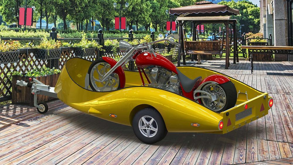 Причіп/причеп для мотоцикла CHARIOT LORGANO-Pragmatec 750-1500 кг