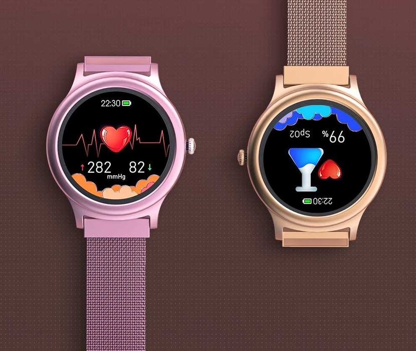 Smartwatch Rosa Blitzwolf bw ah1 NOVO embalado
