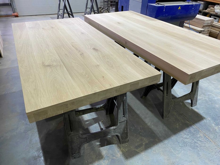 Blat do stołu dębowy lite drewno