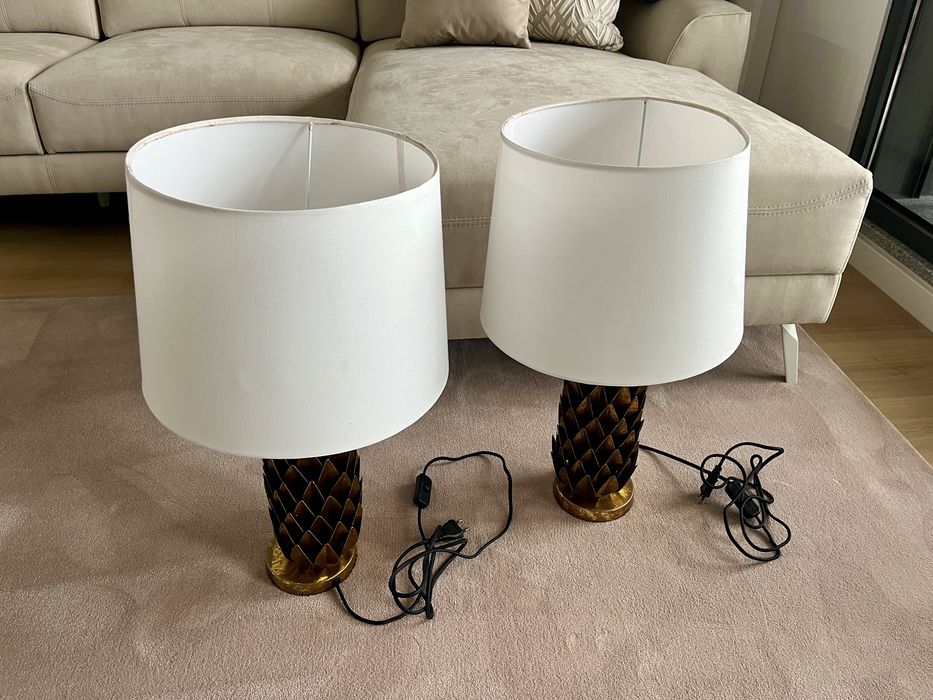 Candeeiro de Mesa dourado