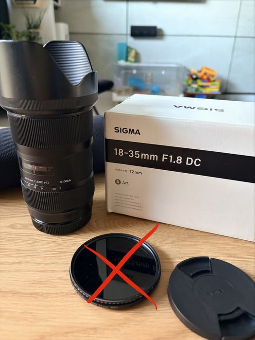 Sigma 18-35mm f/1.8 DC HSM Art w mocowaniu Canon EF