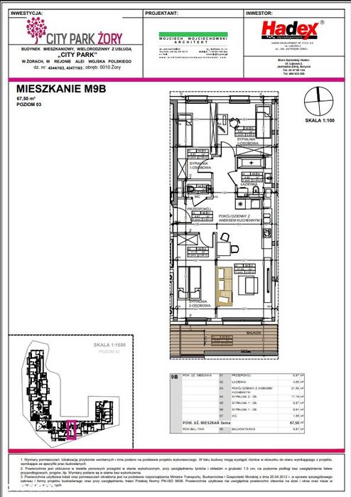 Luksusowy 3pok. Apartament przy rynku w Żorach