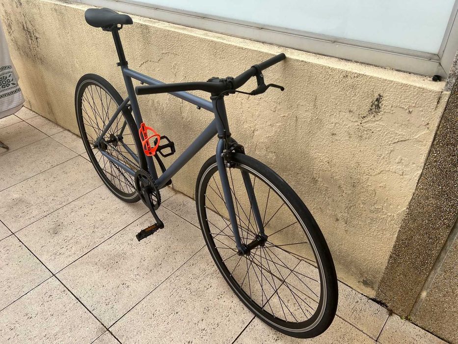 Bicicleta de cidade single speed Decathlon