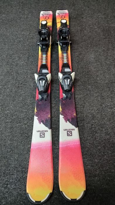 JUNIOR Narty 110 cm SALOMON LUX JR zjazdowe