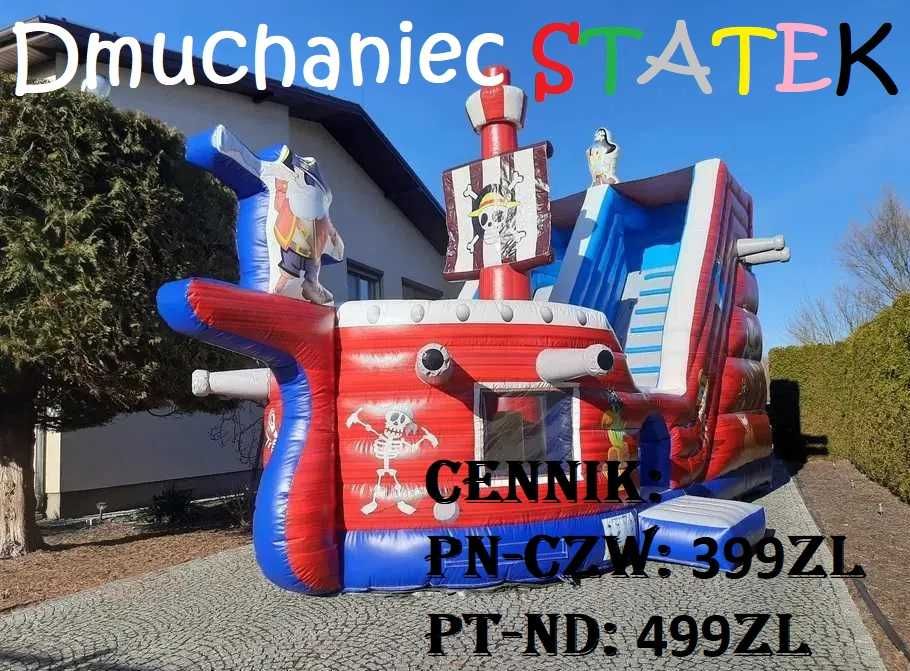 Wynajem dmuchaniec dmuchańca zjeżdżalnia 4 MODELE DUŻY POPCORN Wata cu