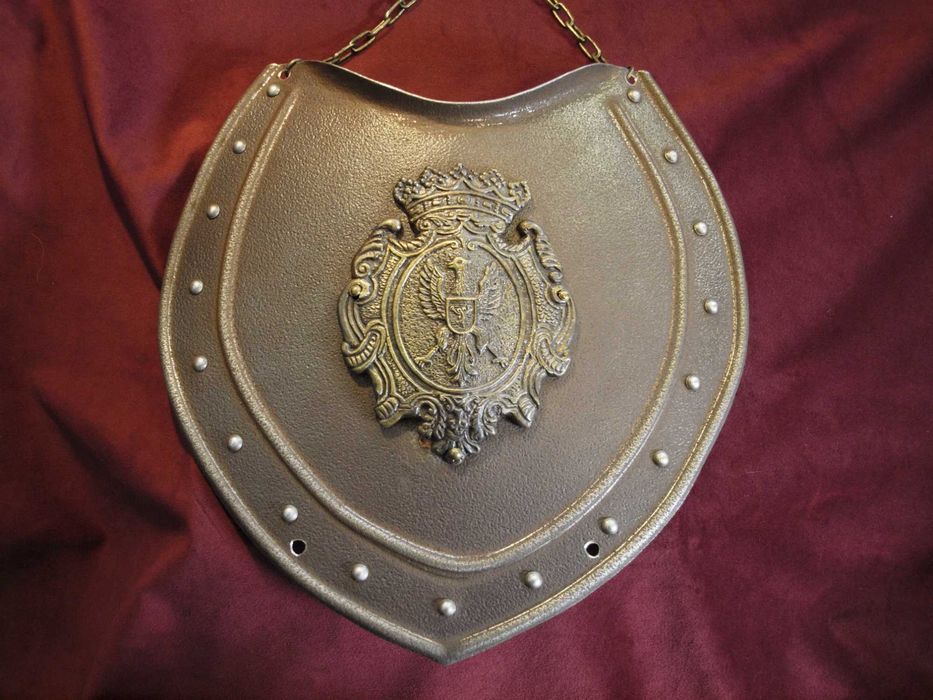 Ryngraf w stylu XVII-w. do szabel z herbem Radziwiłłów, blacha 200 lat