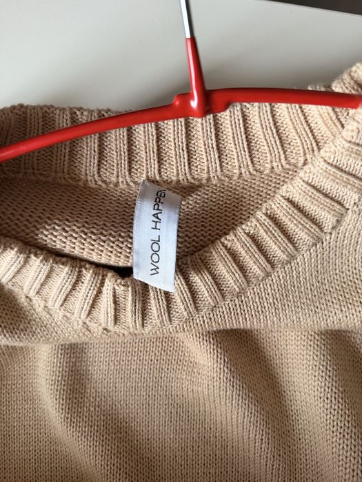Светр Wool Happen Esther бежевий M/L 100% бавовна