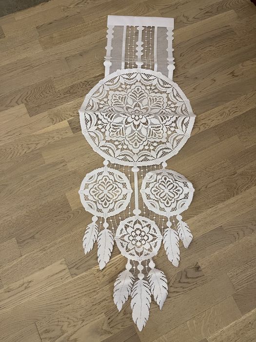 Żakardowy panel na okno