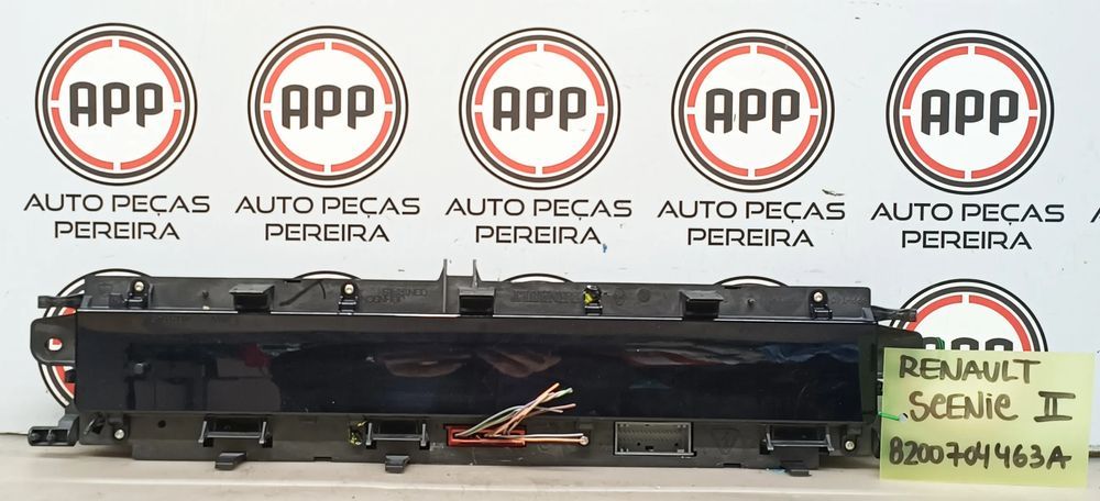 Quadrante Renault Scenic 2, referência 820078774A,  8200704463A,