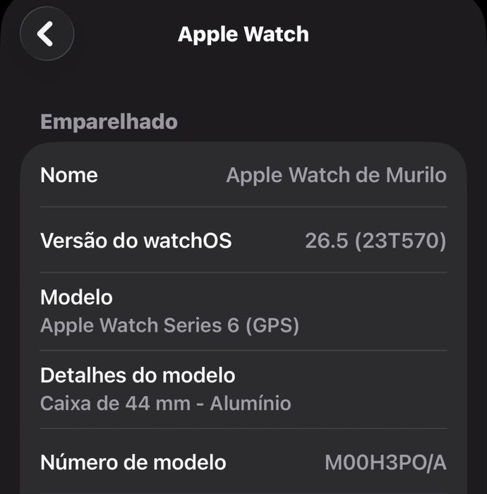 Apple Watch serie 6 44mm (GPS)
