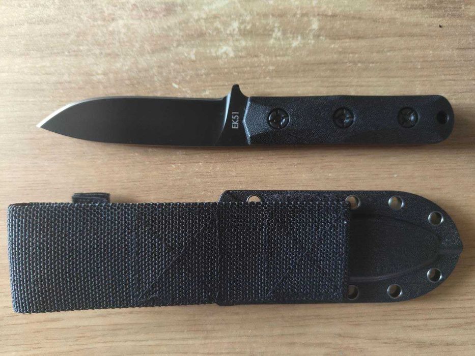 Брелок компактний EDC фіксед фултанг KA-BAR EK51 Commando Drop Point