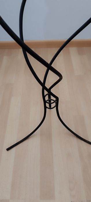 Jarrão+Suporte em ferro preto