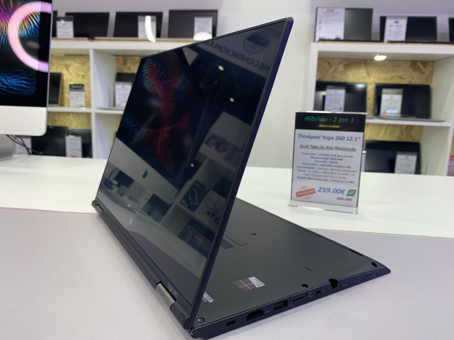 Lenovo ThinkPad Yoga 260 2 em 1 | Tenha um Portátil e um Tablet num só