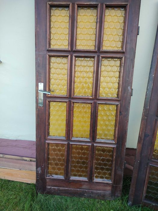 Drzwi drewniane sosnowe