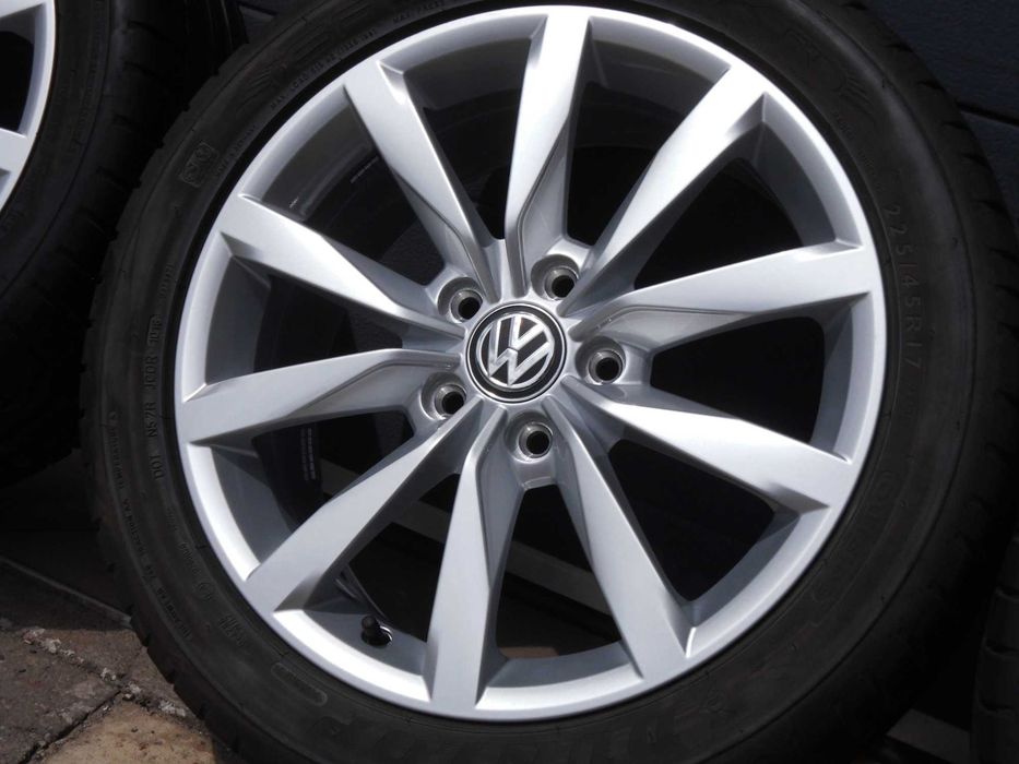 Koła letnie aluminiowe 17 5x112 oryg Vw Golf VII 5N VIII VI Caddy Touran I