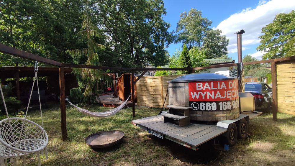 Mobilna Spa BALIA ogrodowa jacuzzi HOT TUBE do wynajęcia