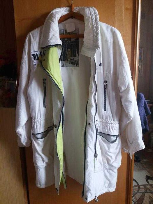 Куртка женская длинная брендовая немецкая 48 - 50 размер белая Elho