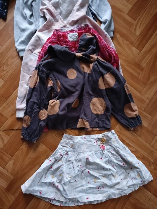 Bluzeczki dla dziewczynki+spodniczka
