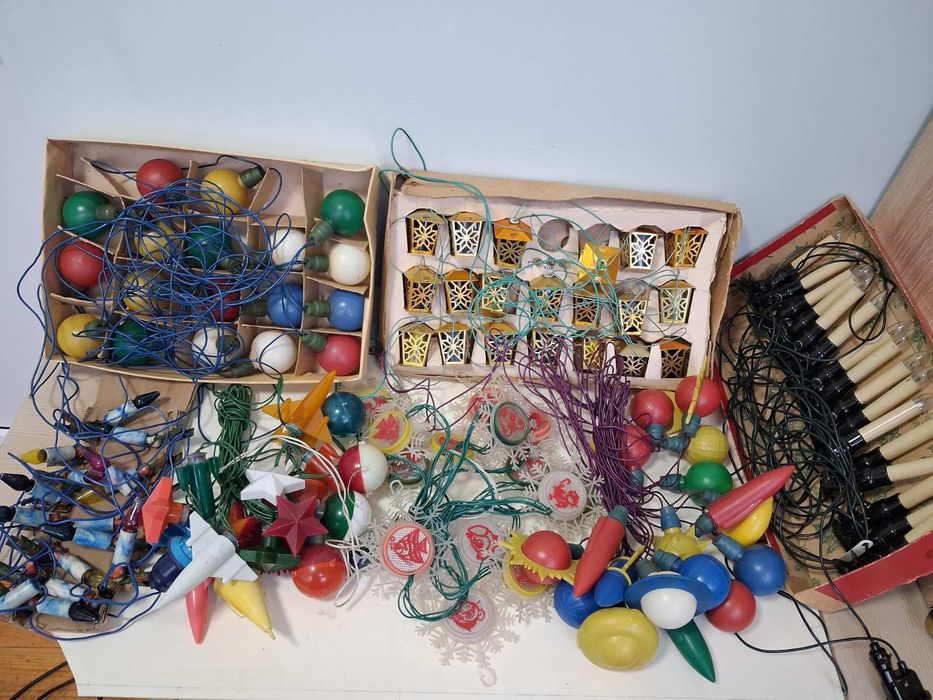 Гирляндаи ялинкові часів СРСР.