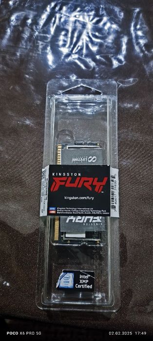 DDR4 2666 4GB SoDIMM FURY для ноутбука (PC4-21300) — оперативна пам'я