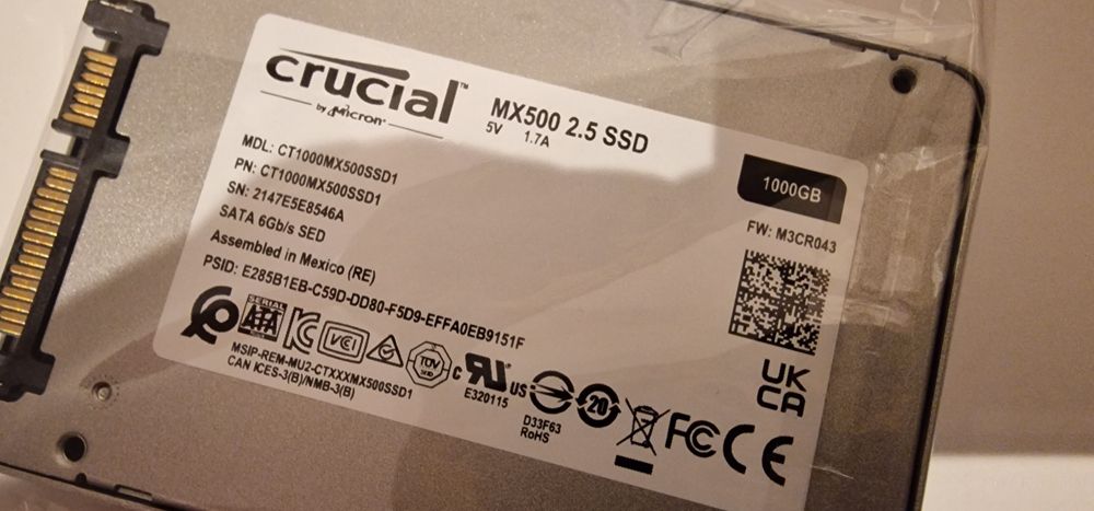 Ssd 1000GB impecável estado novo Inclui Windows 11 Pro.