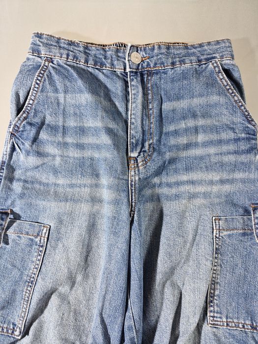 Spodnie Jeansowe Damskie Relaxed Cargo Diverse Rozmiar XS