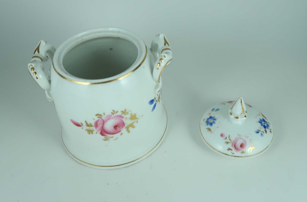 Açucareiro Vista Alegre Séc. XIX - Pintura Manual