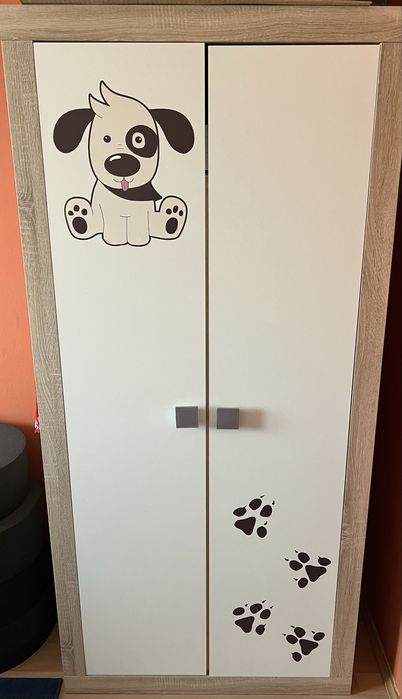 Zestaw szafa + komoda