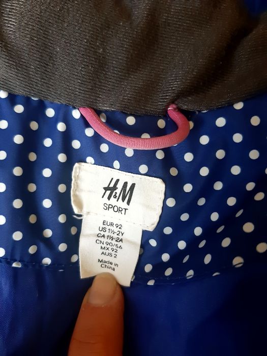 Куртка курточка H&M sport 92 см 18-24 мес осінь-весна