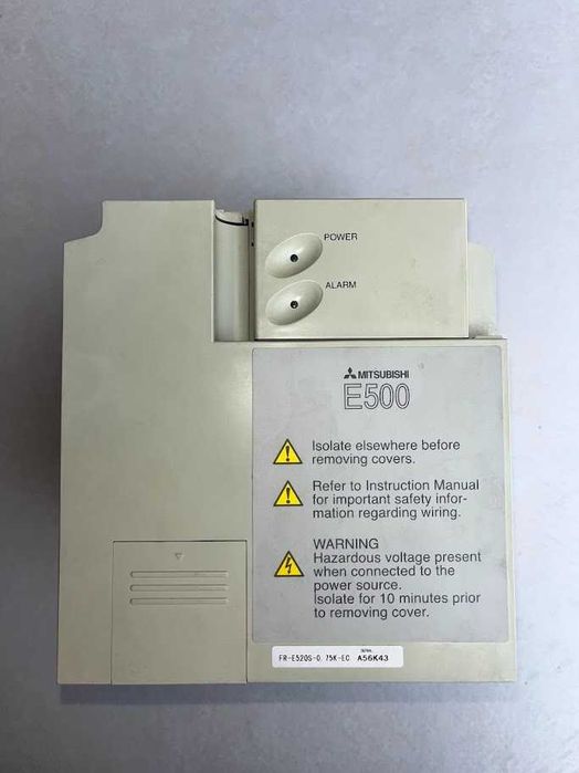 Variador (Inverter) de Frequência Mitsubishi FR-E520S-0.75K-EC 0.75kW / 1CV – Monofásico para Trifásico