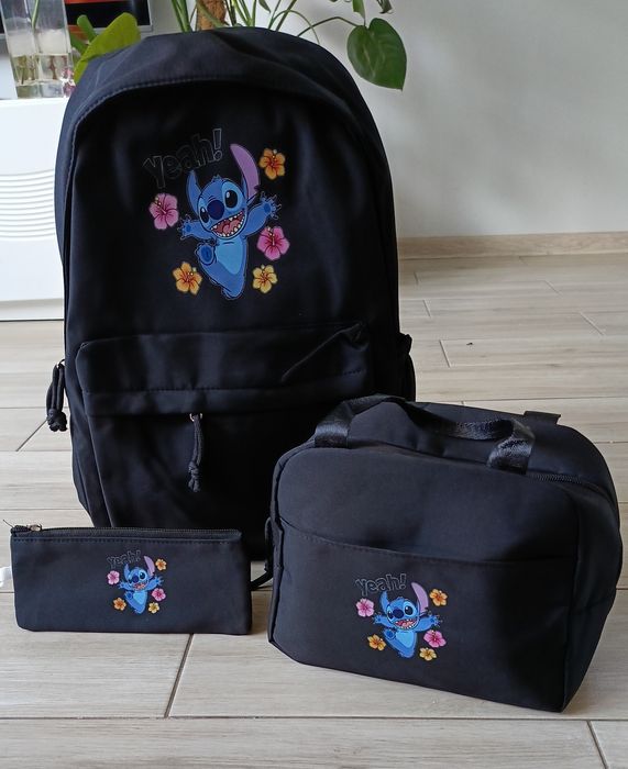Plecak szkolny Stitch - zestaw