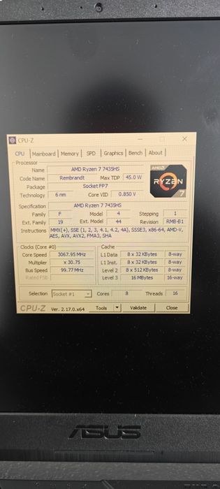 Notebook asus tuf gaming a15