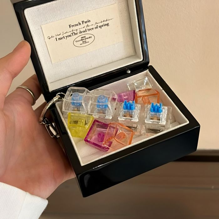 Брелок-клавіатура антистрес | Брелок з кейкапами