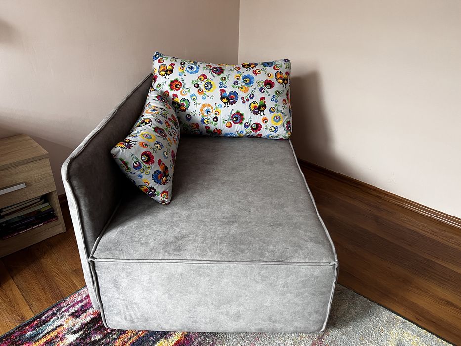 Sofa dziecięca- rozkładana z pojemnikiem