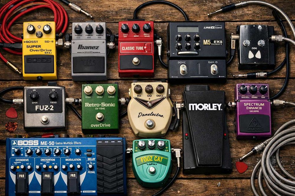 Pedais de guitarra