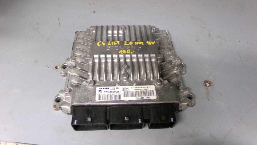Cze66 Sterownik silnika komputer citroen c5 lift 2.0HDI 16v wysyłka