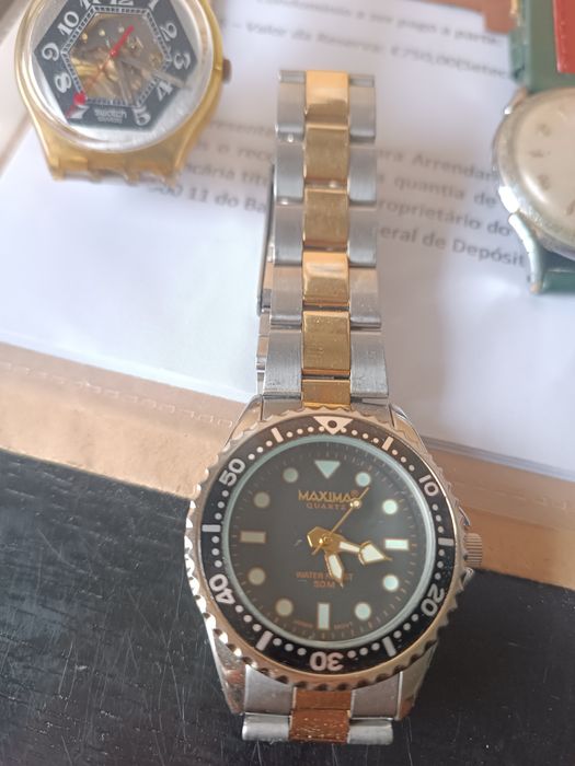 Relógio máxima wr50metros novo