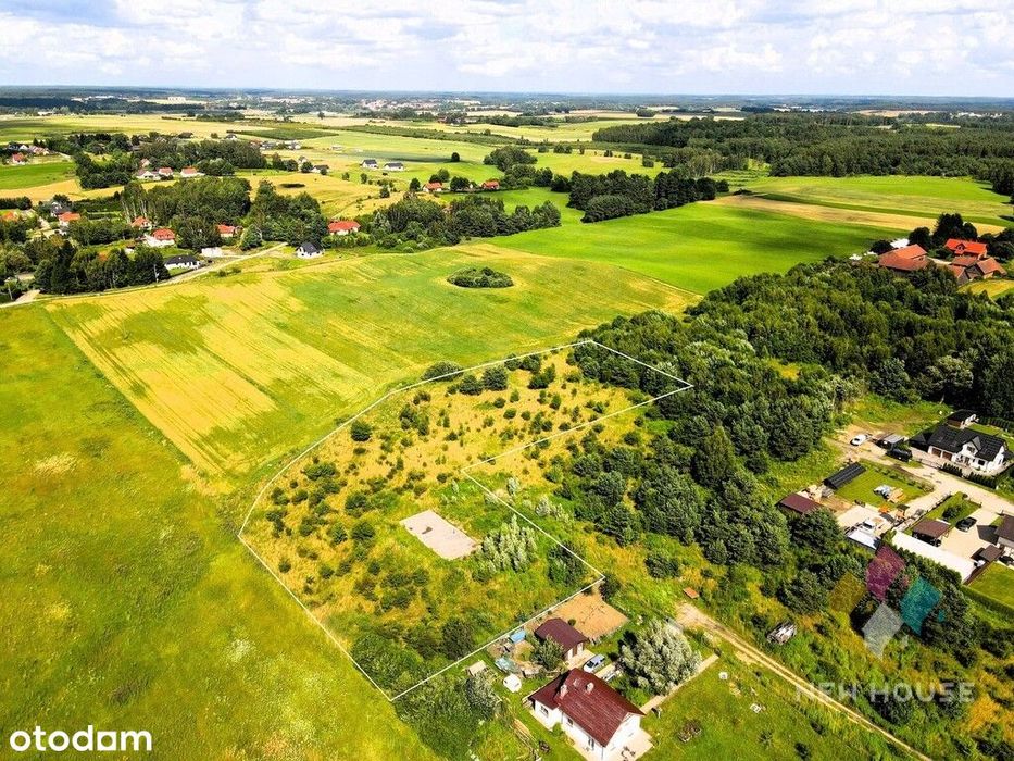 Działka pod zabudowę, możliwość podziału-Kaplityny