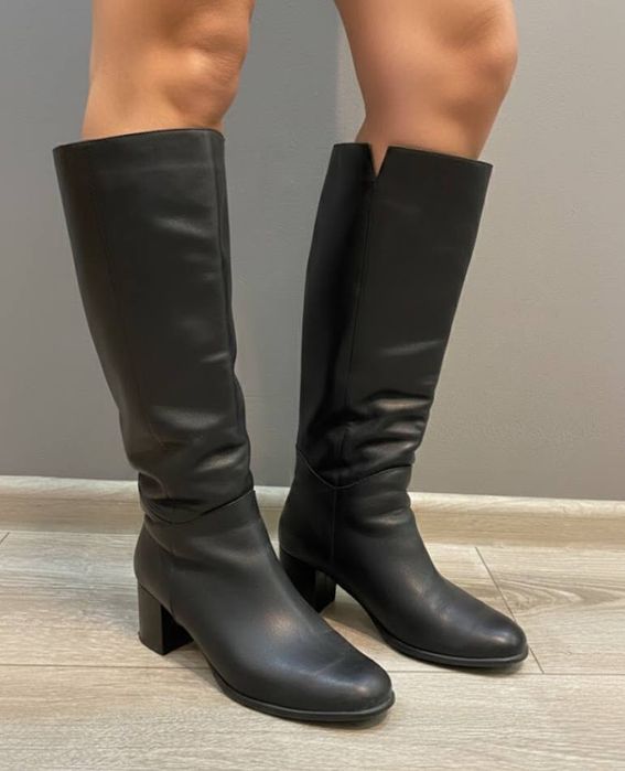 Шкіряні Жіночі ботінки 40 розміру