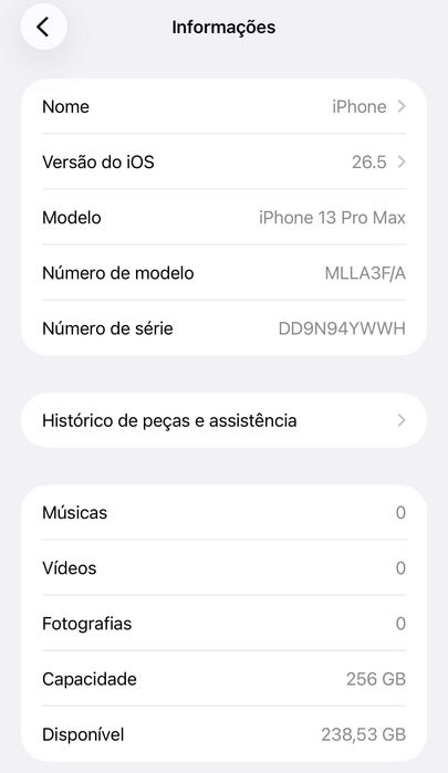 iPhone 13 Pro Max 256 GB Grafite | Desbloqueado | Muito bom estado | Capa Quad Lock (Opcional)