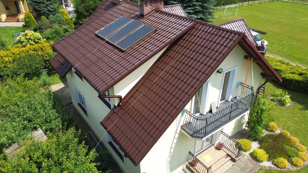 Malowanie mycie Dachów dachu pokryć dachowych WYCENA GRATIS