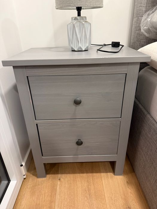 Cama de Casal Estofada 200x160 c/ Arrumação – 2 Anos de Uso, Impecável