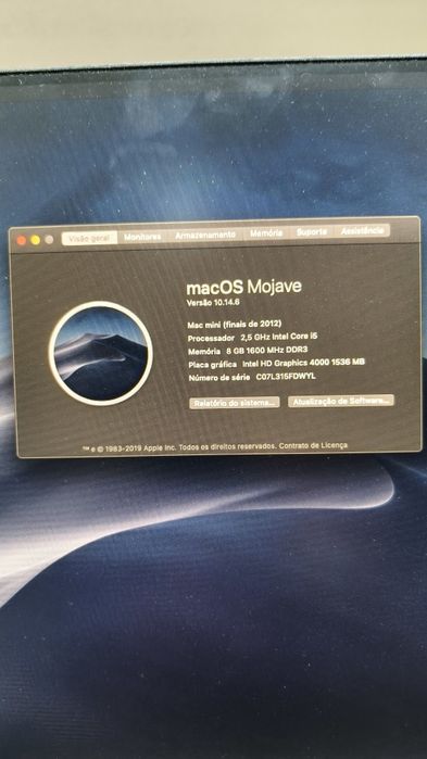 Mac mini (late 2012) Core i5