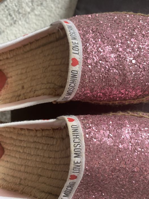 Espadryle Love Moschino