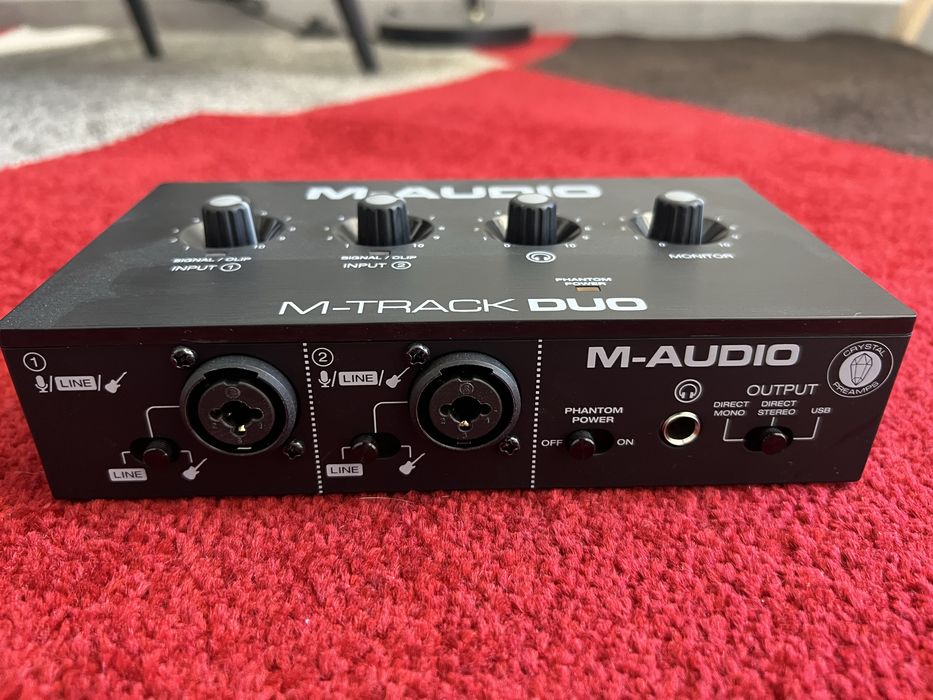 M-Audio M-Track DUO USB - analog interface