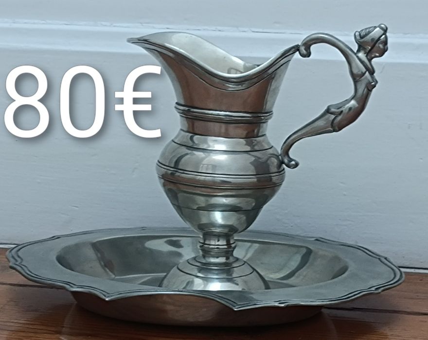 Várias peças em estanho puro (95%)