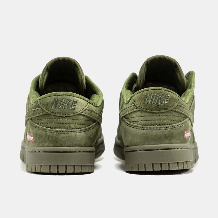 Мужские кроссовки Nike SB Dunk Low x Supreme "Olive" 40-45