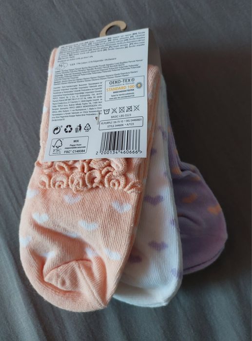 Skarpetki roz. 35-38 dla dziewczynki NOWE